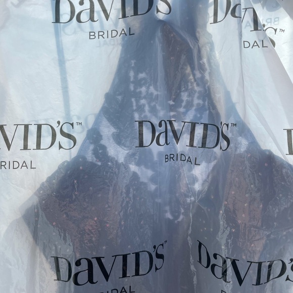 Navy blue halter prom dress. - Picture 4 of 9